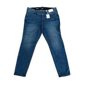 Ana Jeans Women 18 Blue Denim A New Approach Mid Rise Ankle Skinny‎ Leg NWT